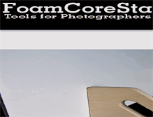Tablet Screenshot of foamcorestands.com